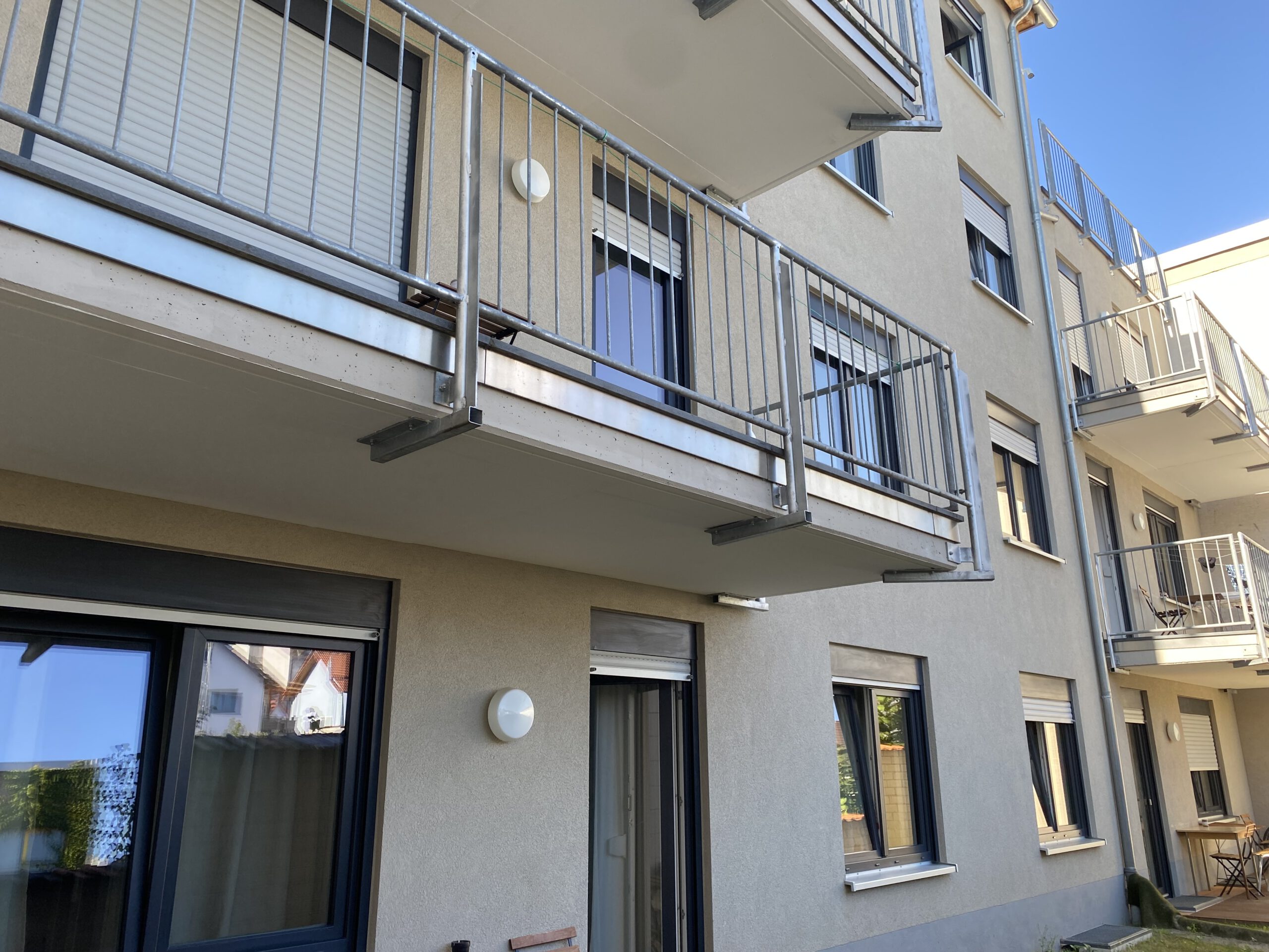 Balkon Terrasse Monteurzimmer